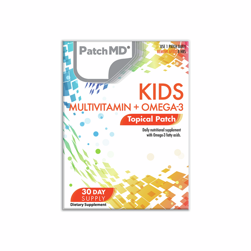 兒童綜合維生素 + Omega-3 (貼片 30天補給) - 30塊 | PatchMD