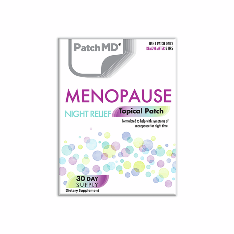 Menopause Night Relief (Topical Patch 30 Day Supply) - 30 Patches | PatchMD