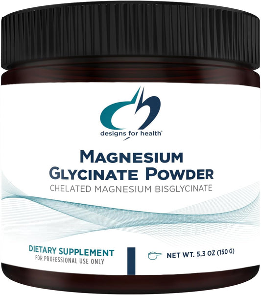 Magnesium Glycinate Powder - 150g | Designs For Health