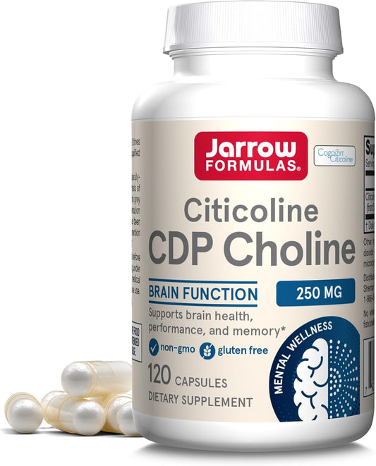 Citicoline CDP Choline 250mg - 60 Capsules | Jarrow Formulas