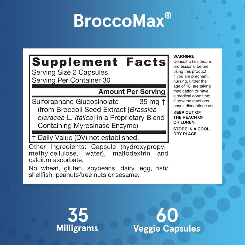 BroccoMax - 60粒膠囊 | Jarrow Formulas