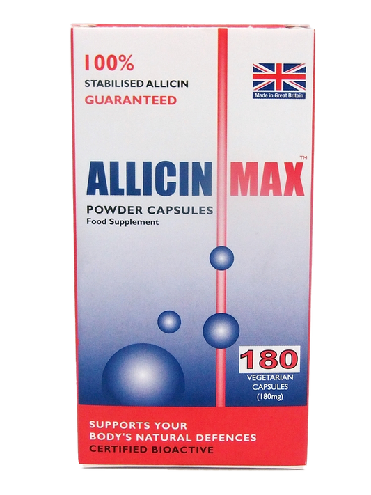 AllicinMAX 180mg - 180 Capsules | Allicin International