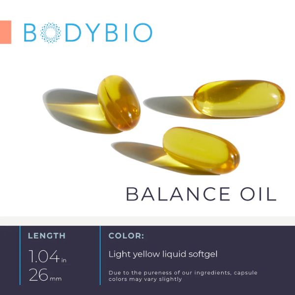 Balance Oil Softgels (Omega 6+3) - 180 Softgels | Body Bio