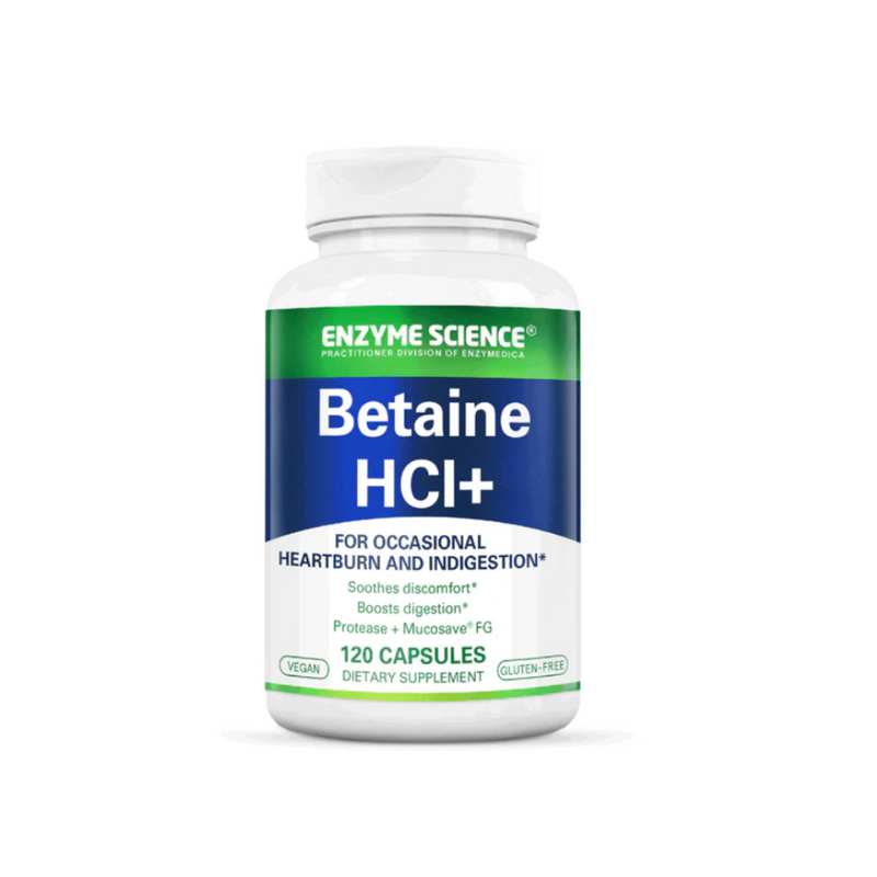 Betaine HCL - 120 Capsules | Enzyme Science