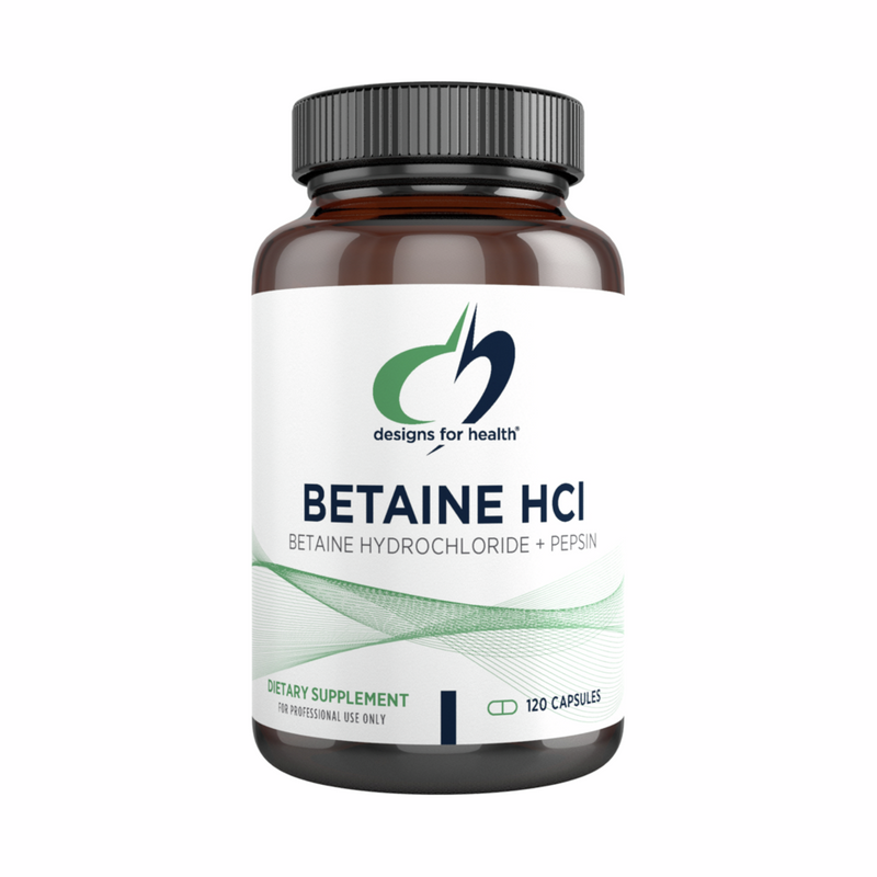 Betaine HCI 750毫克 - 120膠囊 | Designs For Health