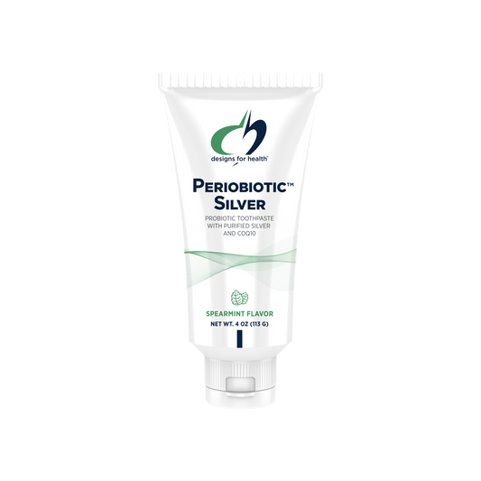 PerioBiotic Silver (Probiotic Toothpaste) Spearmint - 113克 | Designs For Health