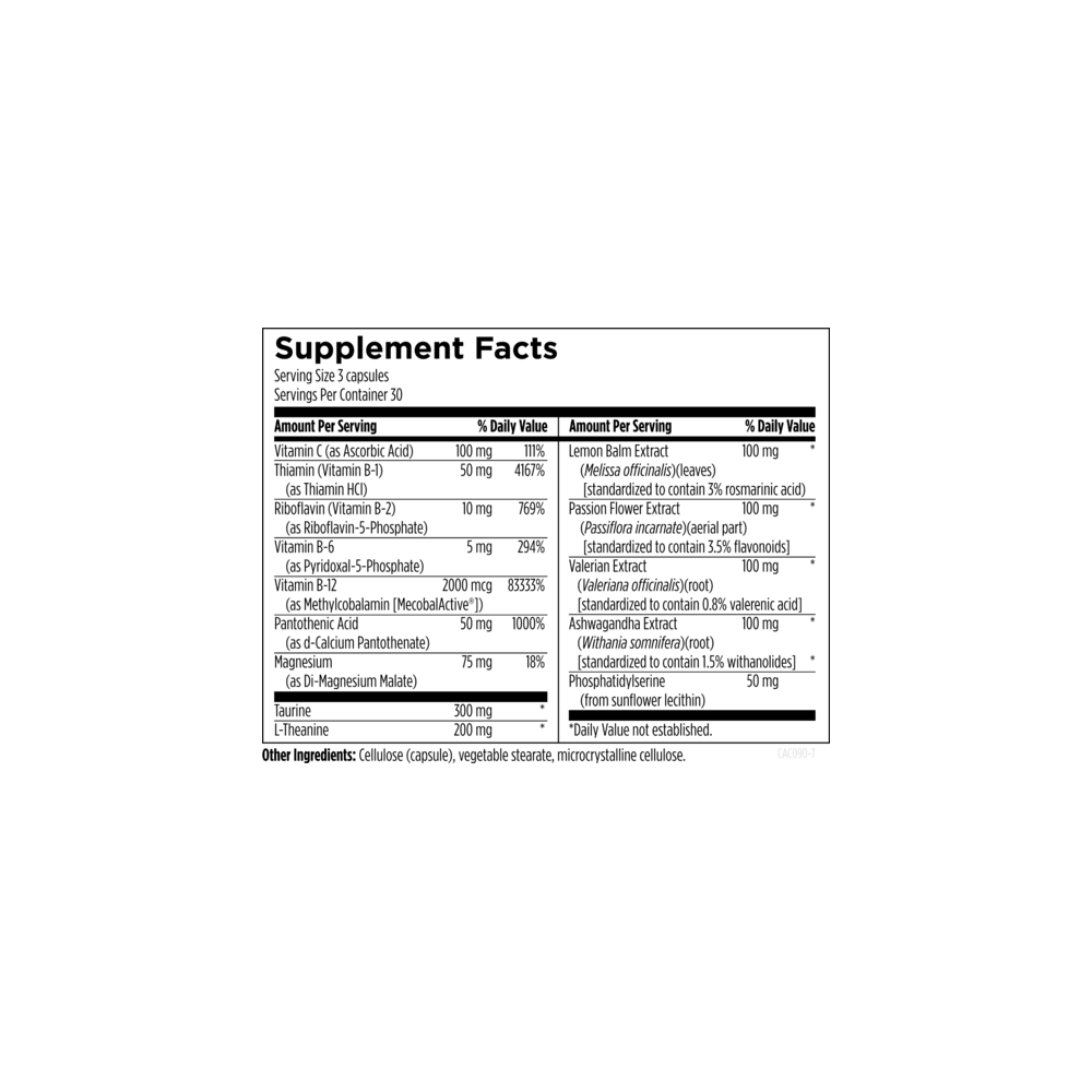 CatecholaCalm - 90 顆膠囊 | Designs For Health