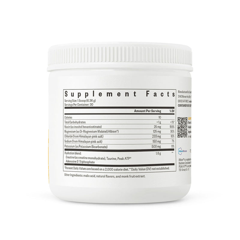 Optimal Electrolyte (Lemonade Flavour) - 191g | Seeking Health