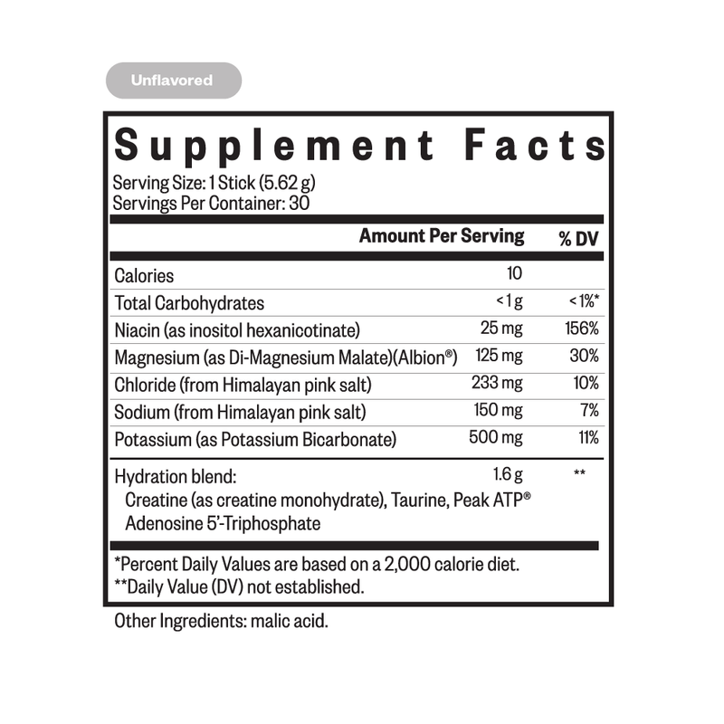 最適な電解質（セルツァー風味）- 30スティックパック | Seeking Health