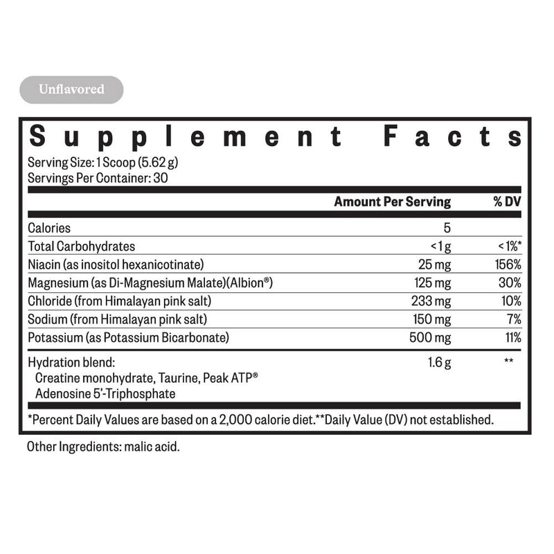 Optimal Electrolyte Unflavored (Formerly Seltzer) - 170g | Seeking Health