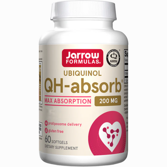 Ubiquinol QH Absorb 200毫克-60粒膠囊 | Jarrow Formulas