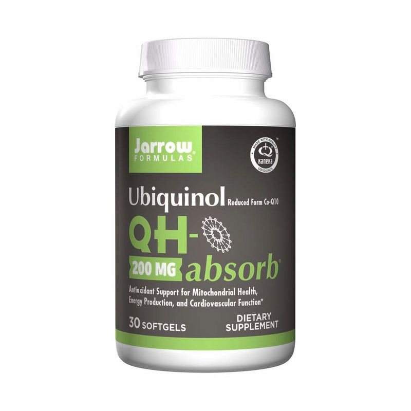 Ubiquinol QH Absorb 200毫克 - 30軟膠囊 | Jarrow Formulas