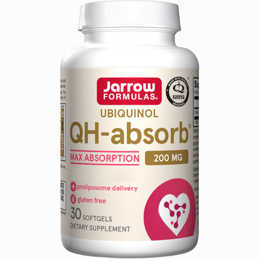 Ubiquinol QH Absorb 200mg - 30 Softgels | Jarrow Formulas