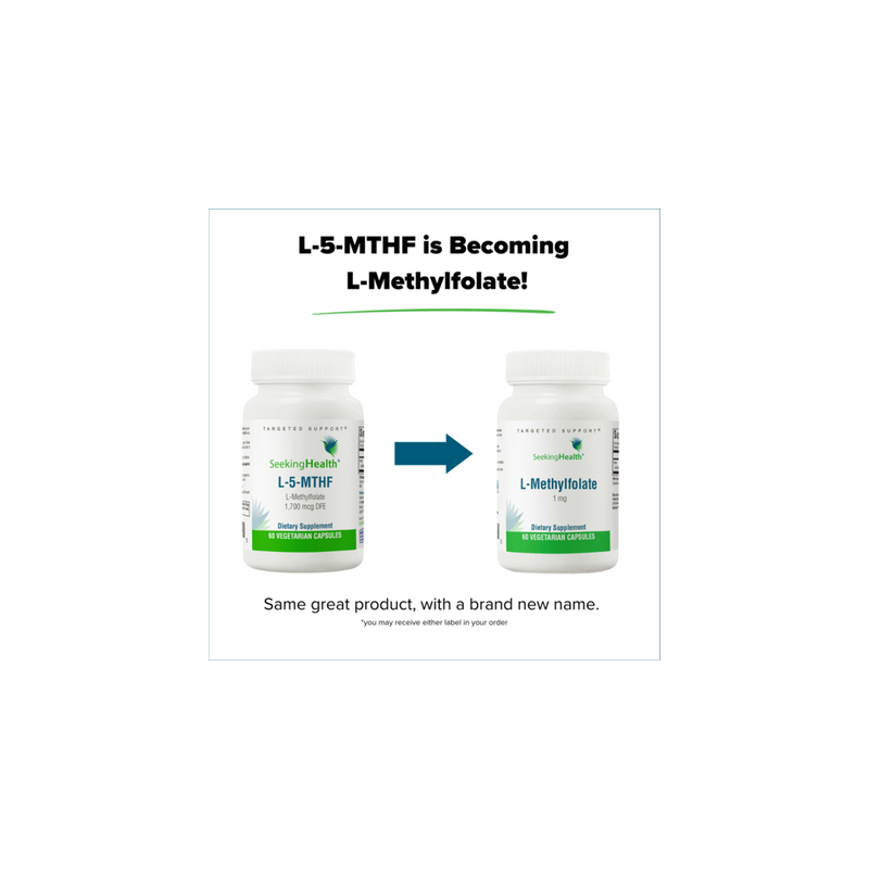 L-5-甲基吡呋喃 - 60 粒膠囊| Seeking Health