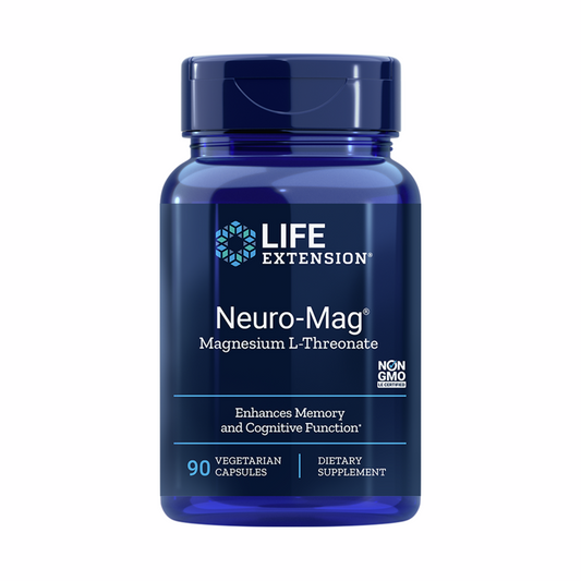 Neuro-Mag (Magnesium L-Threonate) - 90 Capsules | Life Extension