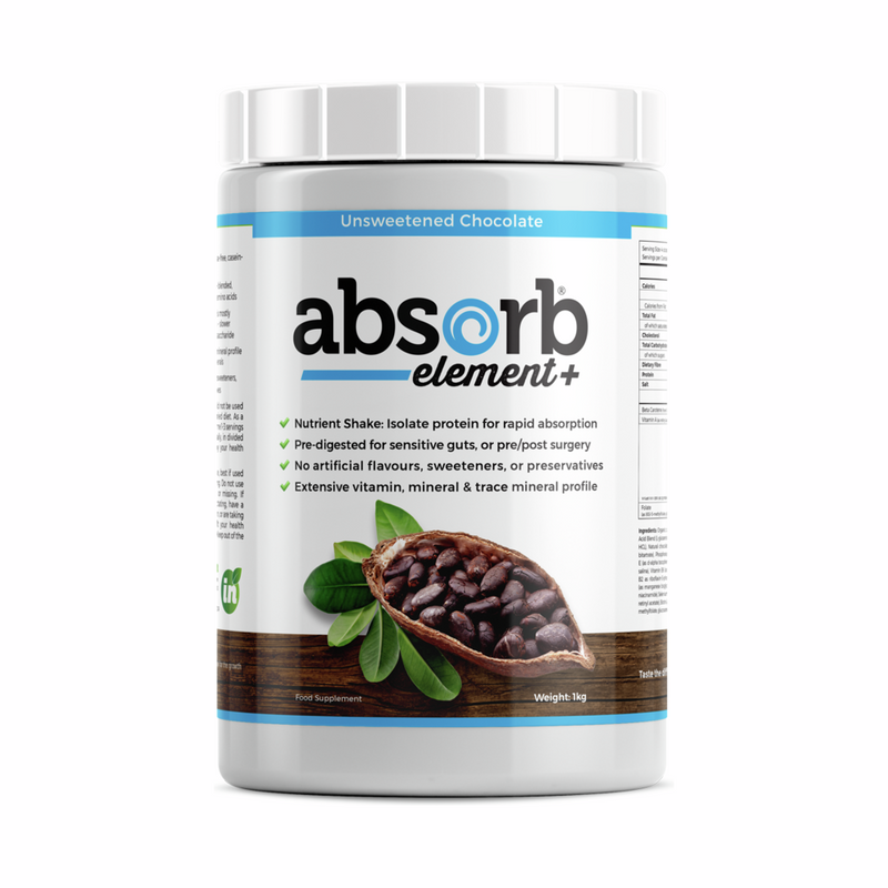 Absorb Element + 未加糖巧克力 - 1公斤 | Imix Nutrition