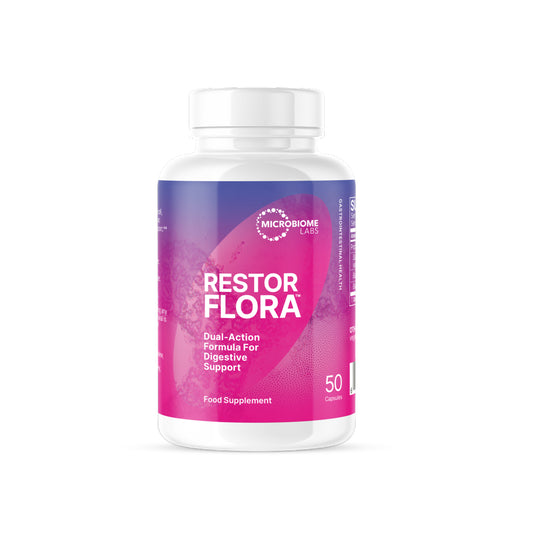 RestorFlora - 50 Capsules | Microbiome Labs