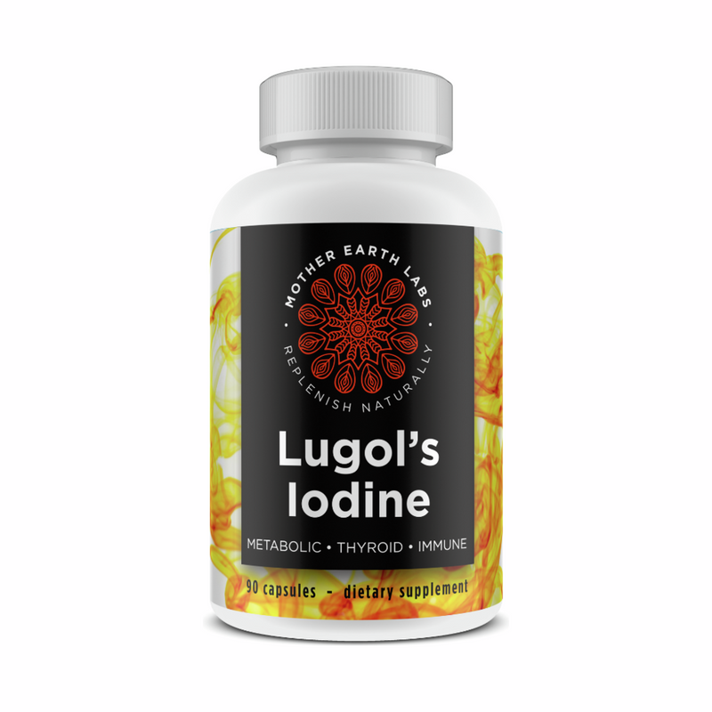 Lugol's Iodine - 90 Capsules | Mother Earth Labs Inc