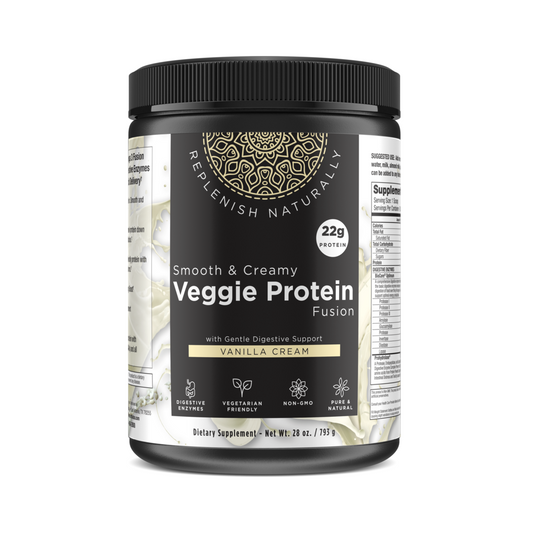 Veggie Fusion Protein (Vanilla Cream Flavour) - 907g | Mother Earth Labs Inc