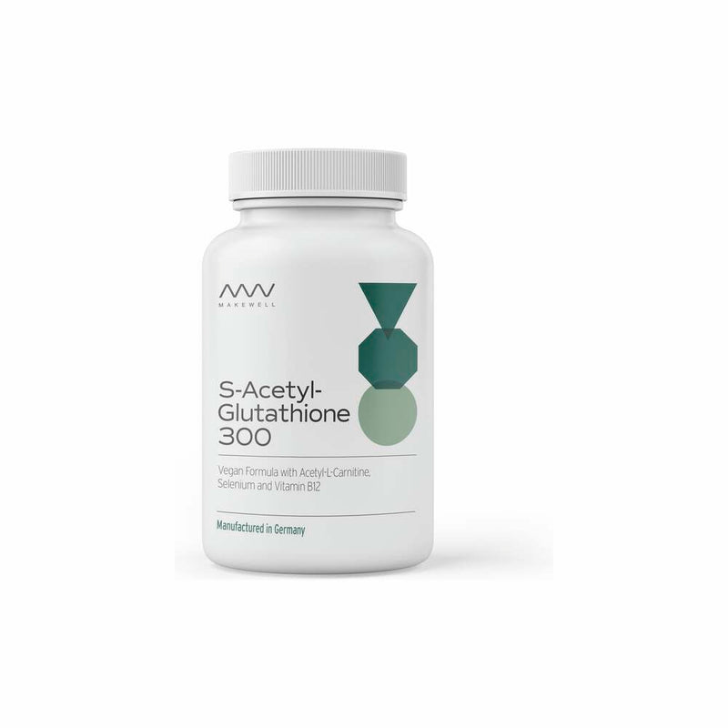 S-Acetyl-Glutathione 300 - 60膠囊 | 氧化壓力和發炎保護 | MakeWell