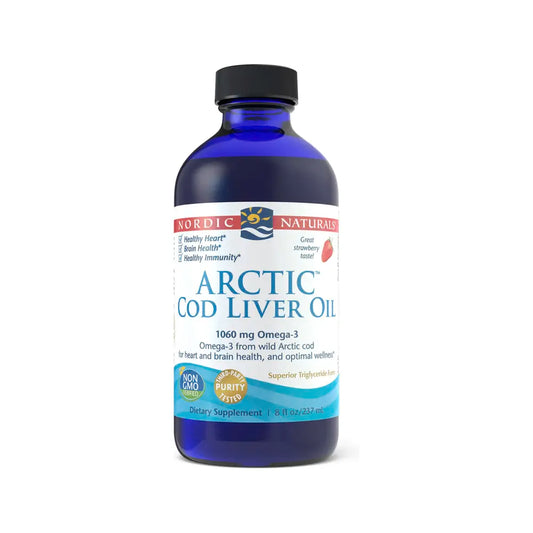 Arctic-D Cod Liver Oil 1060mg (Strawberry Flavour) - 237 ml | Nordic Naturals