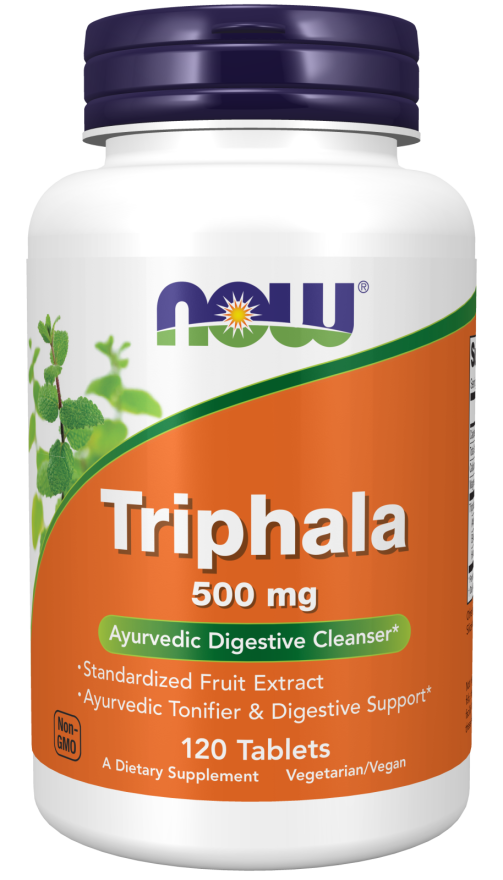 Triphala 500 毫克 - 120 片 | NOW Foods