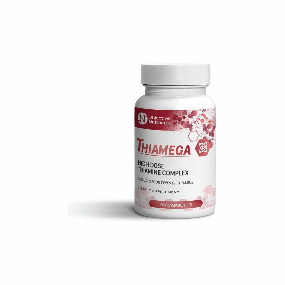 Thiamega High Dose Thiamine Complex - 60 Capsules | Objective Nutrients