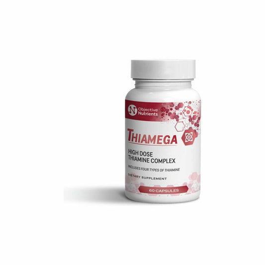 Thiamega High Dose Thiamine Complex - 60 Capsules | Objective Nutrients