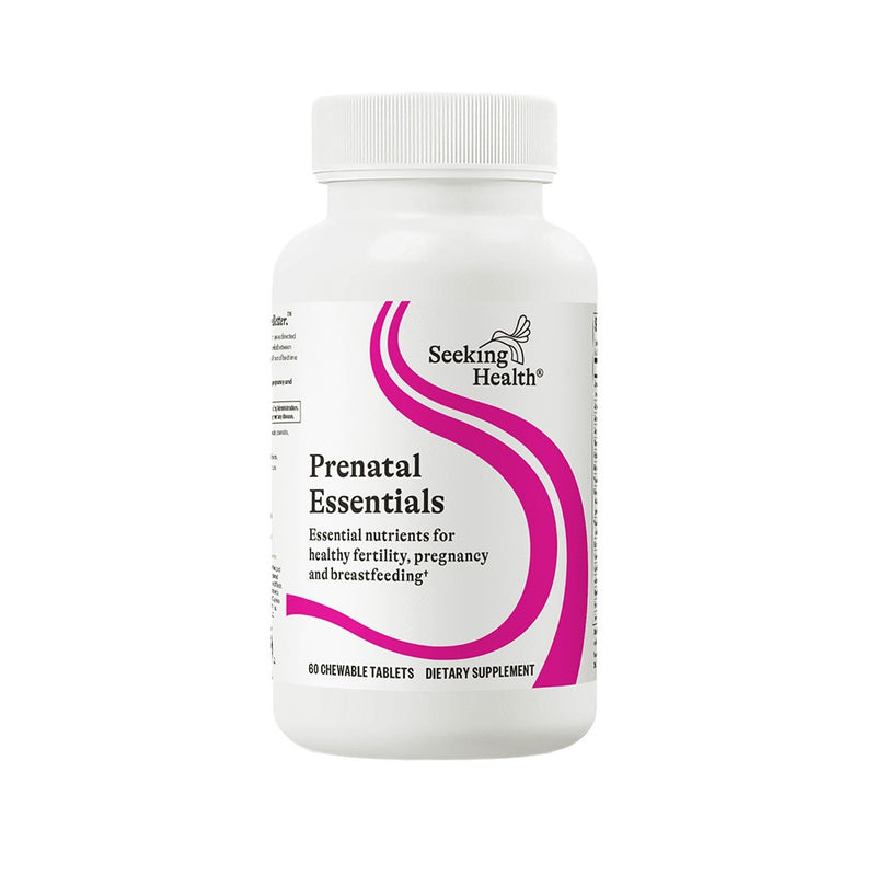 Prenatal Essentials Chewable - 60 Chewable Tablets | Seeking Health