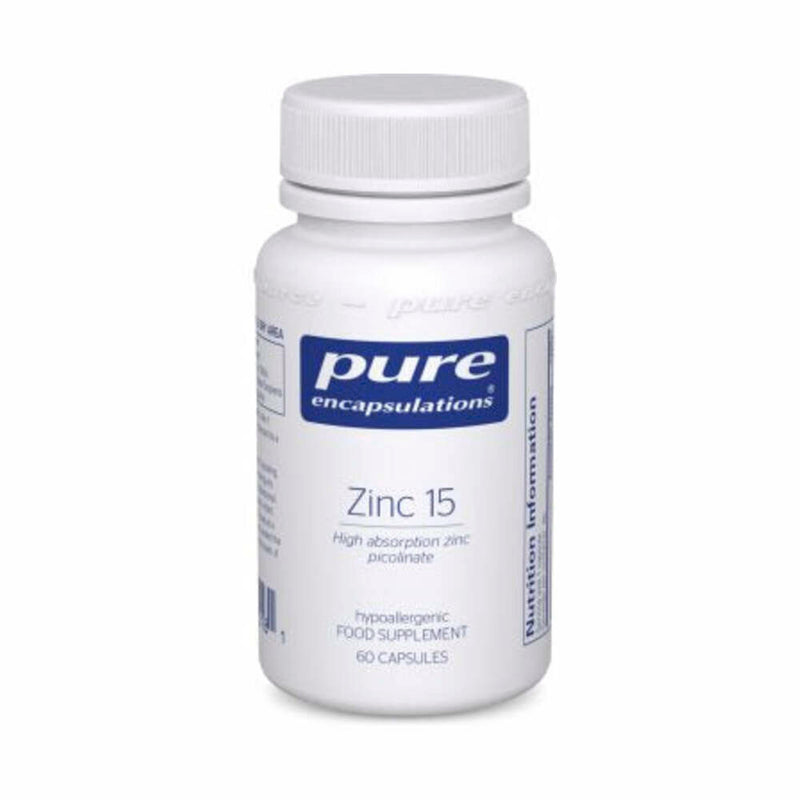 Zinc 15 - 60膠囊 | Pure Encapsulations