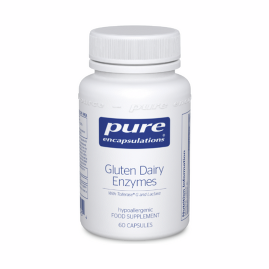 Gluten Dairy Enzymes - 60 Capsules | Pure Encapsulations