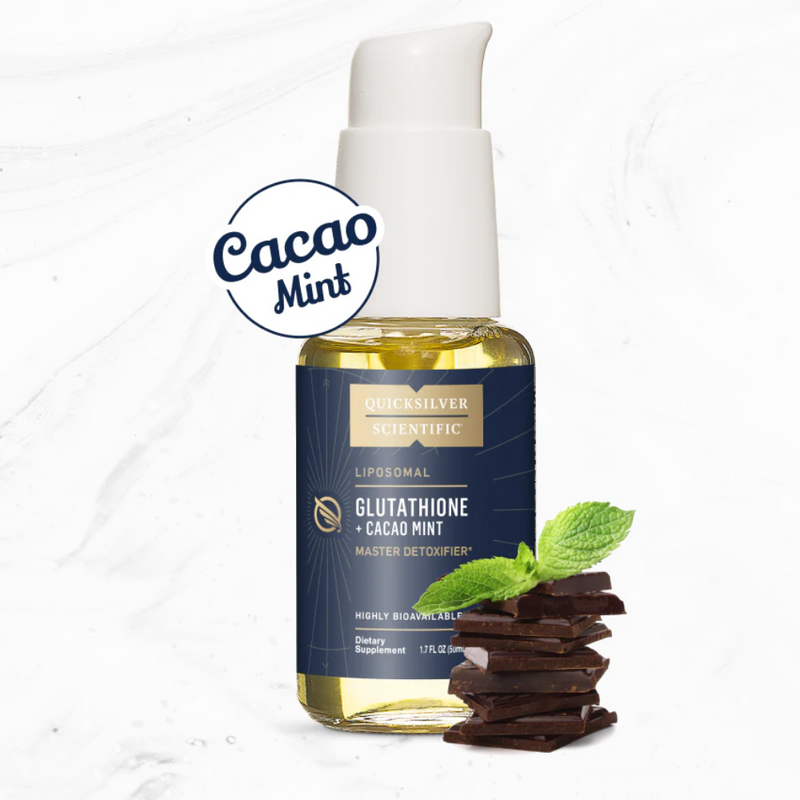 Liposomal Glutathione + Cacao Mint - 50ml | Quicksilver Scientific