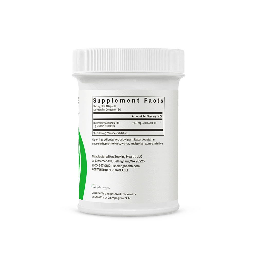 Saccharomyces Boulardii - 60 Capsules | Seeking Health