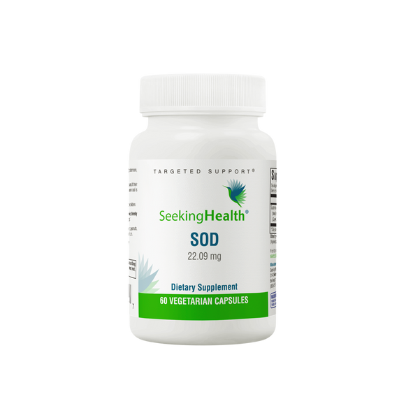 SOD（超氧化物歧化酶）- 60 粒膠囊| Seeking Health
