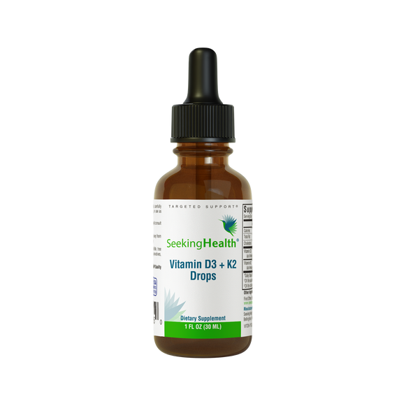 Vitamin D3 + K2 Drops - 30ml | Seeking Health