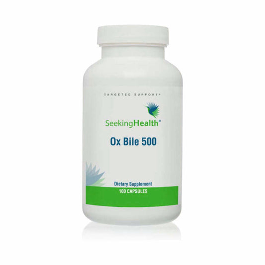 Ox Bile 500mg - 100 Capsules | Seeking Health
