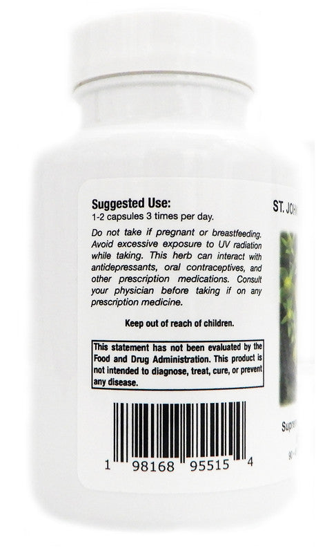 St. John's Wort Supreme - 90 Capsules | Supreme Nutrition Products