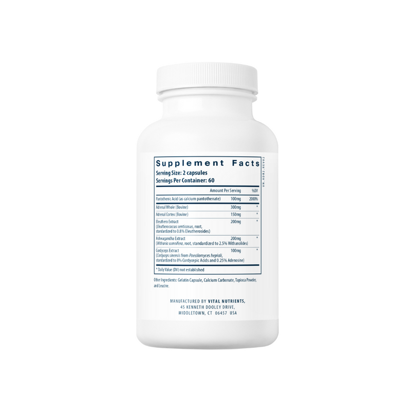 腎上腺支援-120粒膠囊 | Vital Nutrients