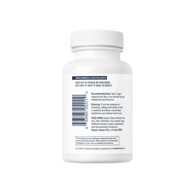 Berberine 200毫克 - 60粒膠囊 | Vital Nutrients