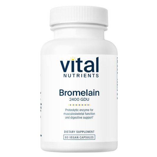 Bromelain 375毫克 - 60粒膠囊 | Vital Nutrients