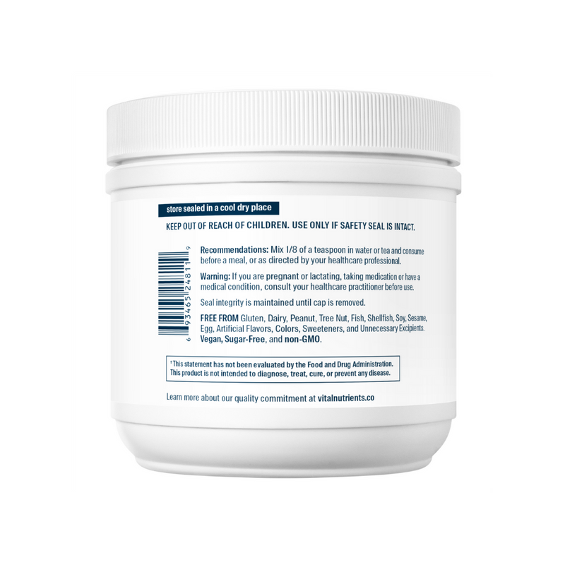 DGL Powder (Deglycyrrhizinated Licorice) - 120g | Vital Nutrients