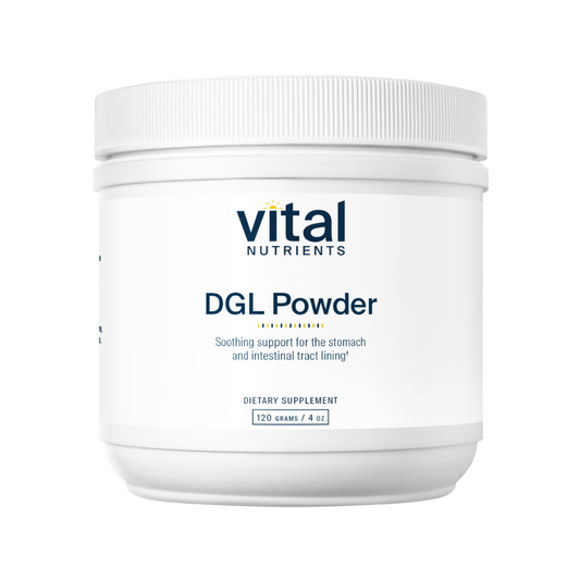 DGL 粉劑（脫甘氨酸甘草）- 120克 | Vital Nutrients