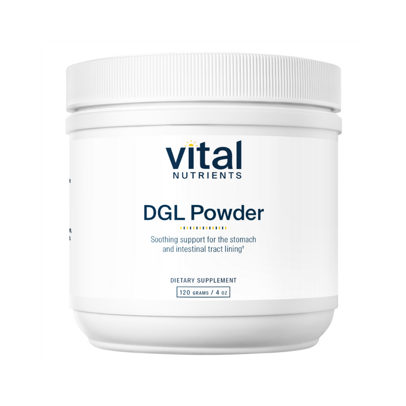 DGL Powder (Deglycyrrhizinated Licorice) - 120g | Vital Nutrients