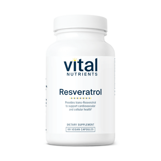 Resveratrol Ultra High Potency 500mg - 60 Capsules | Vital Nutrients