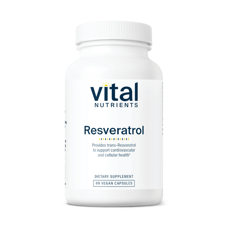Resveratrol超高效500毫克 - 60粒膠囊 | Vital Nutrients