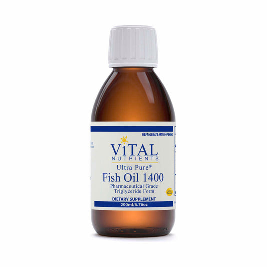 純度超高魚油1400（檸檬口味）- 200毫升 | Vital Nutrients