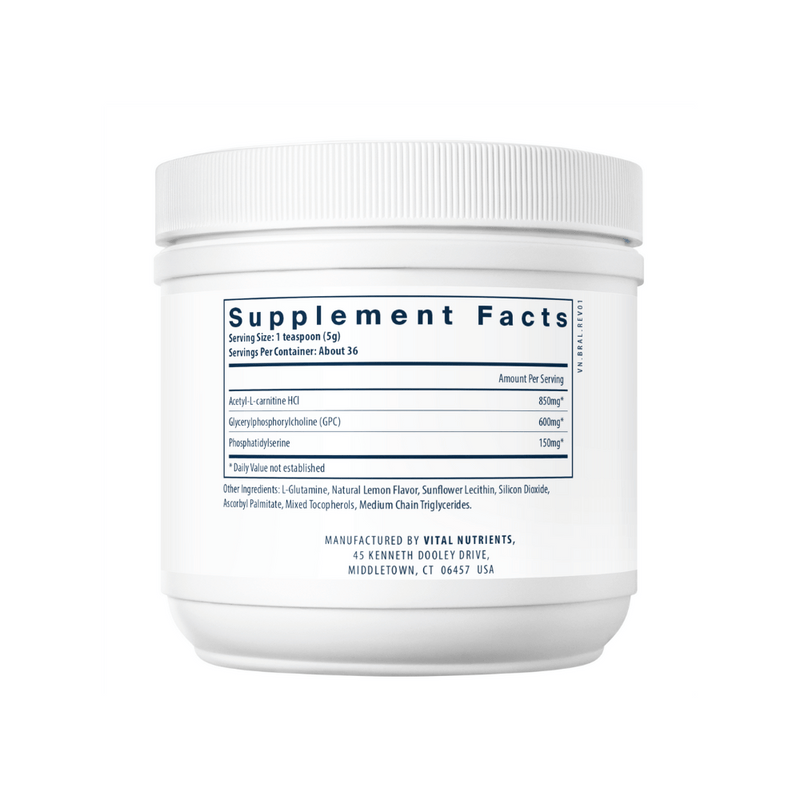 重要腦部粉末（檸檬口味）- 180克 | Vital Nutrients