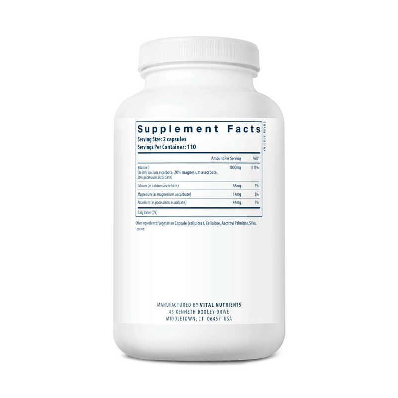 緩衝C 500毫克 - 220膠囊 | Vital Nutrients