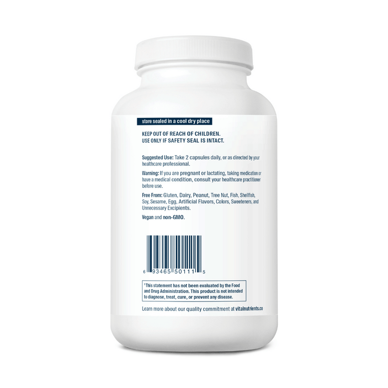 緩衝C 500毫克 - 220膠囊 | Vital Nutrients
