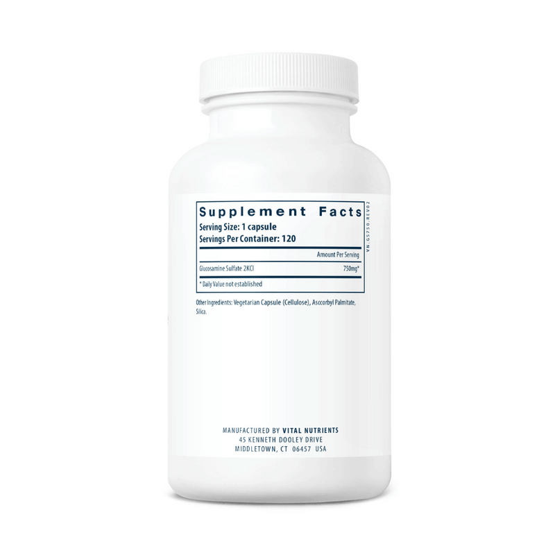 葡萄糖胺硫酸鹽750毫克-120膠囊 | Vital Nutrients